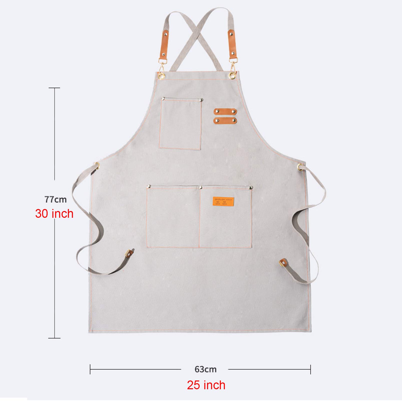 Amazon | 2パック白いエプロン男性女性のためのエプロン、プロの